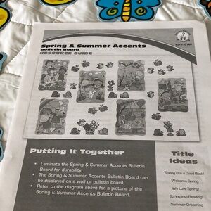Spring & Summer Accents Bulletin Board Guide